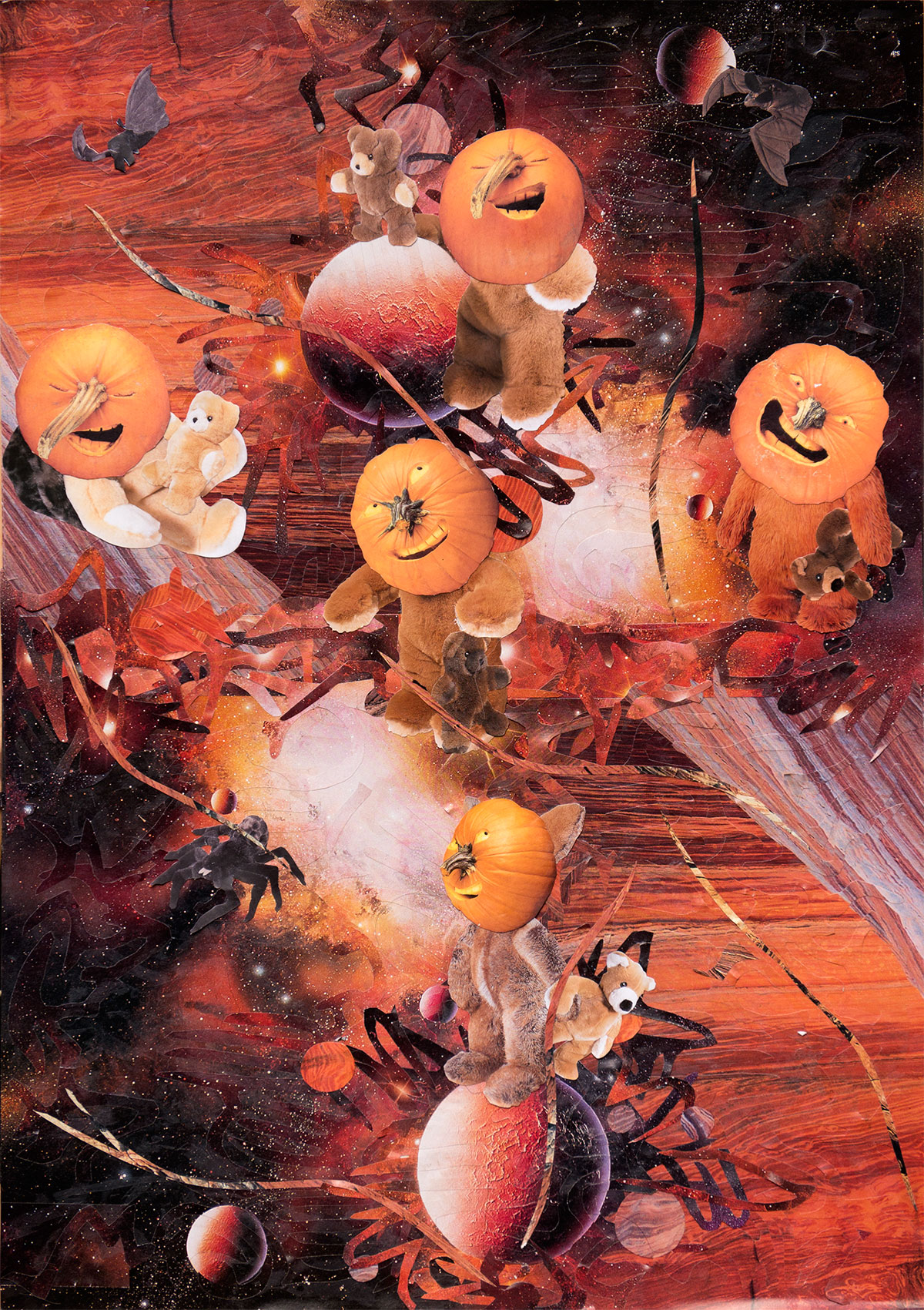 Papier Collage Pumpkinteddies